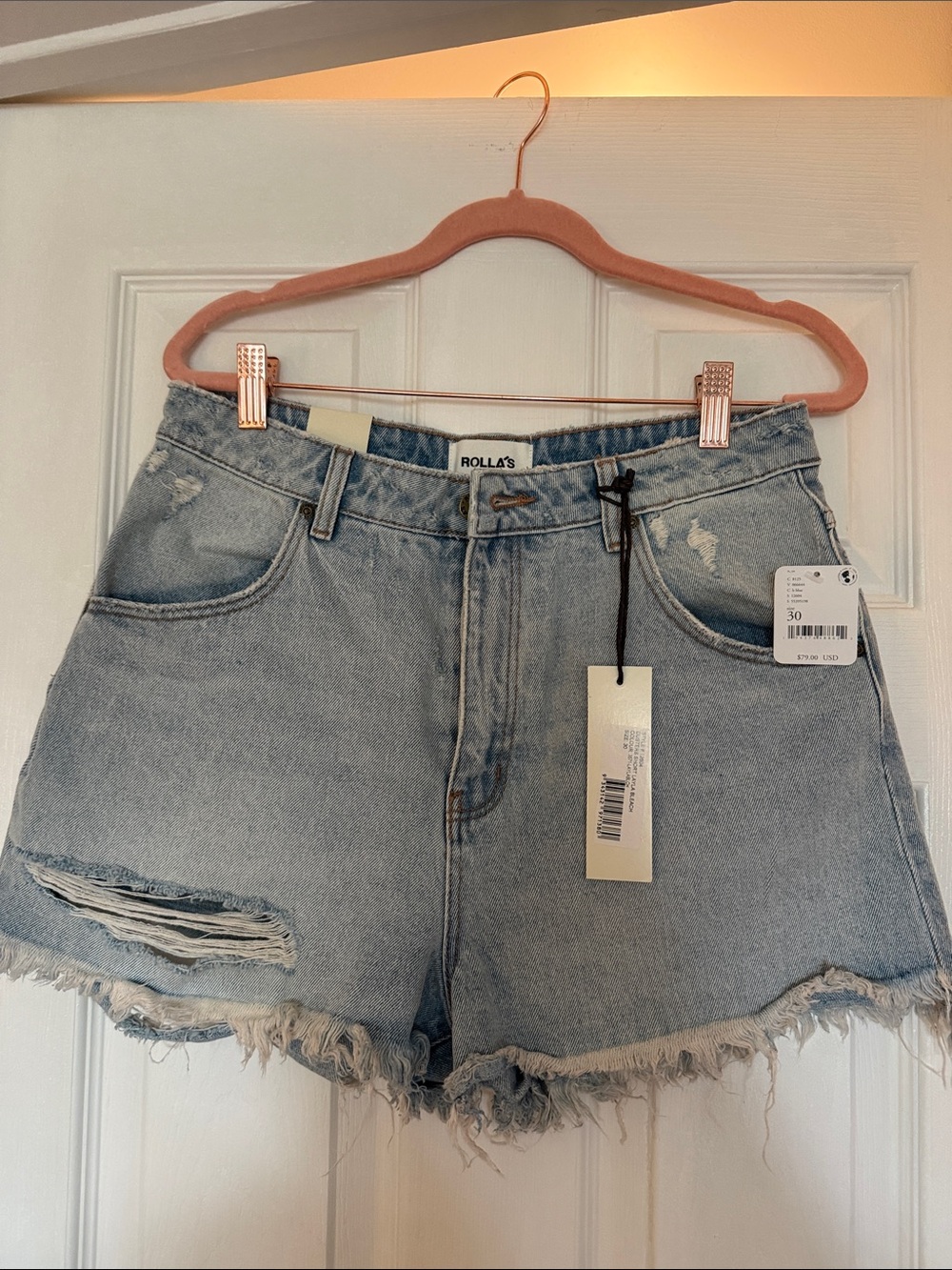ROLLA'S Dusters in Layla Beach distressed shorts